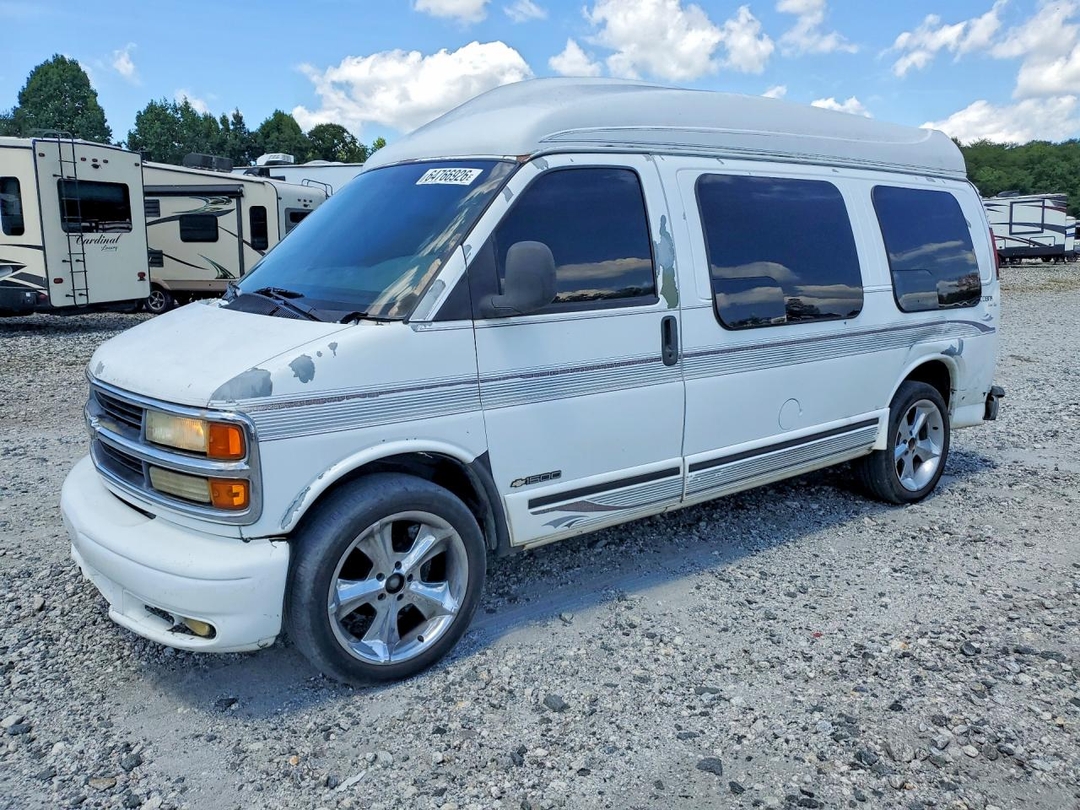 Vue de 1998 CHEVROLET EXPRESS G1500 LT, angle 1