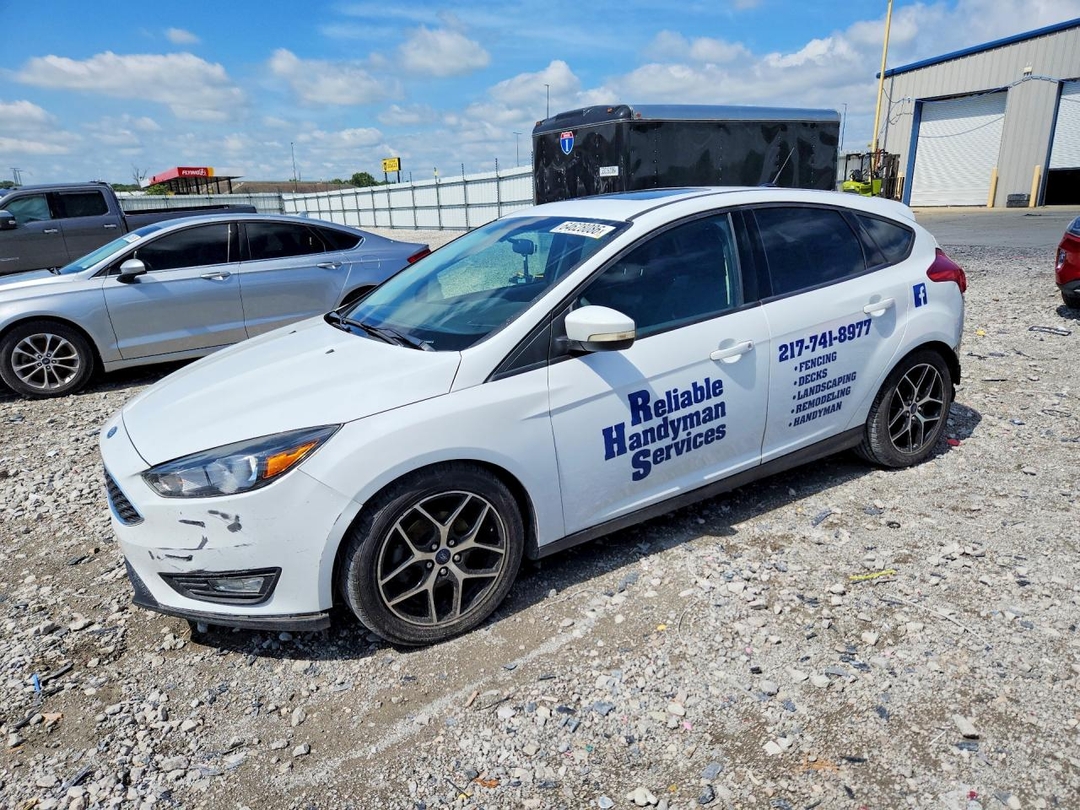 Vedere 2018 FORD FOCUS SEL, unghi 1