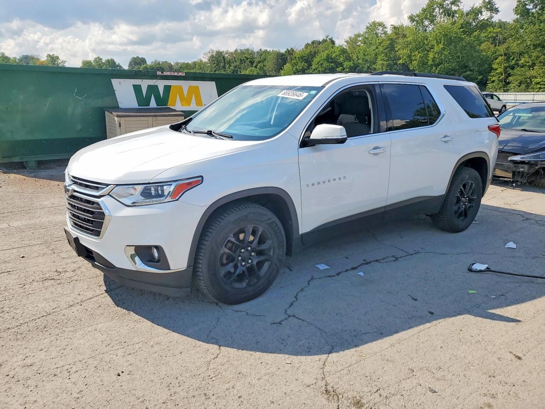 Вид 2019 CHEVROLET TRAVERSE LT, угол 1