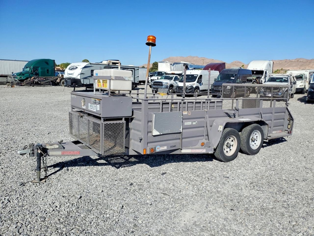 Вид 2016 MARKSMAN MANUFACTURING LSET80X14-70 UTILITY TRAILER, угол 1