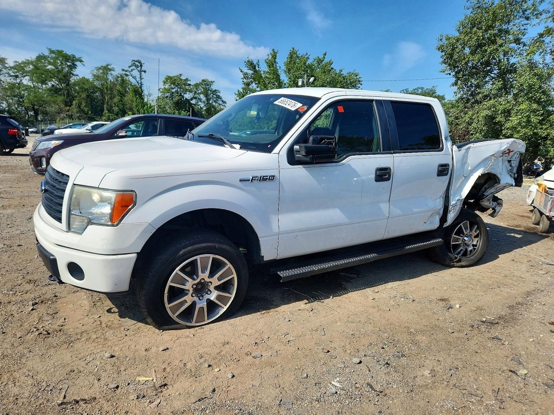 Вид 2014 FORD F150 SUPERCREW, угол 1
