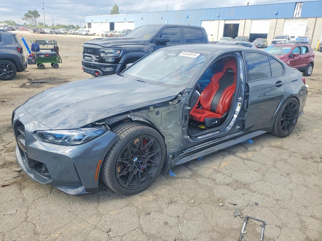 Vue de 2024 BMW M3 COMPETITION, angle 1