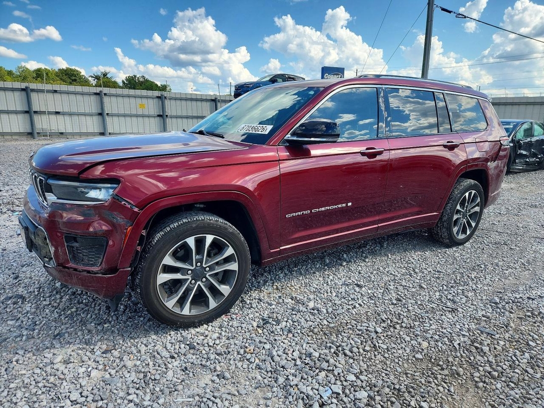 Vue de 2022 JEEP GRAND CHEROKEE L OVERLAND, angle 1