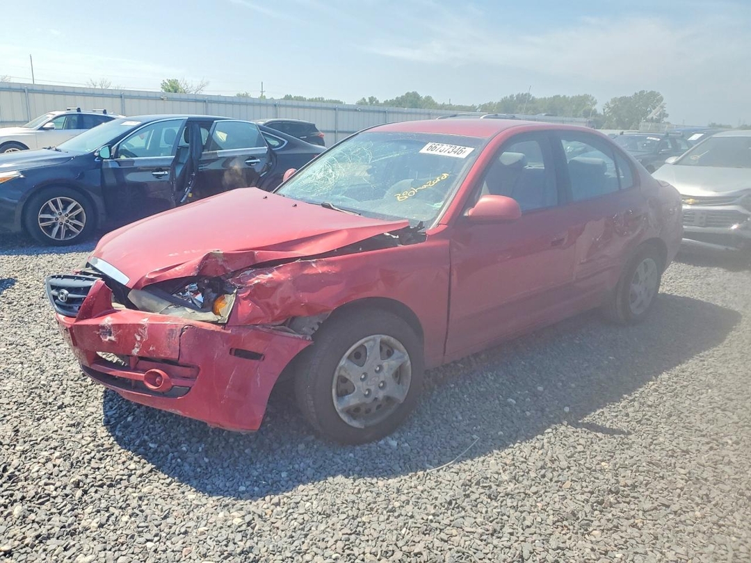 Vista de 2005 HYUNDAI ELANTRA GLS, ángulo 1
