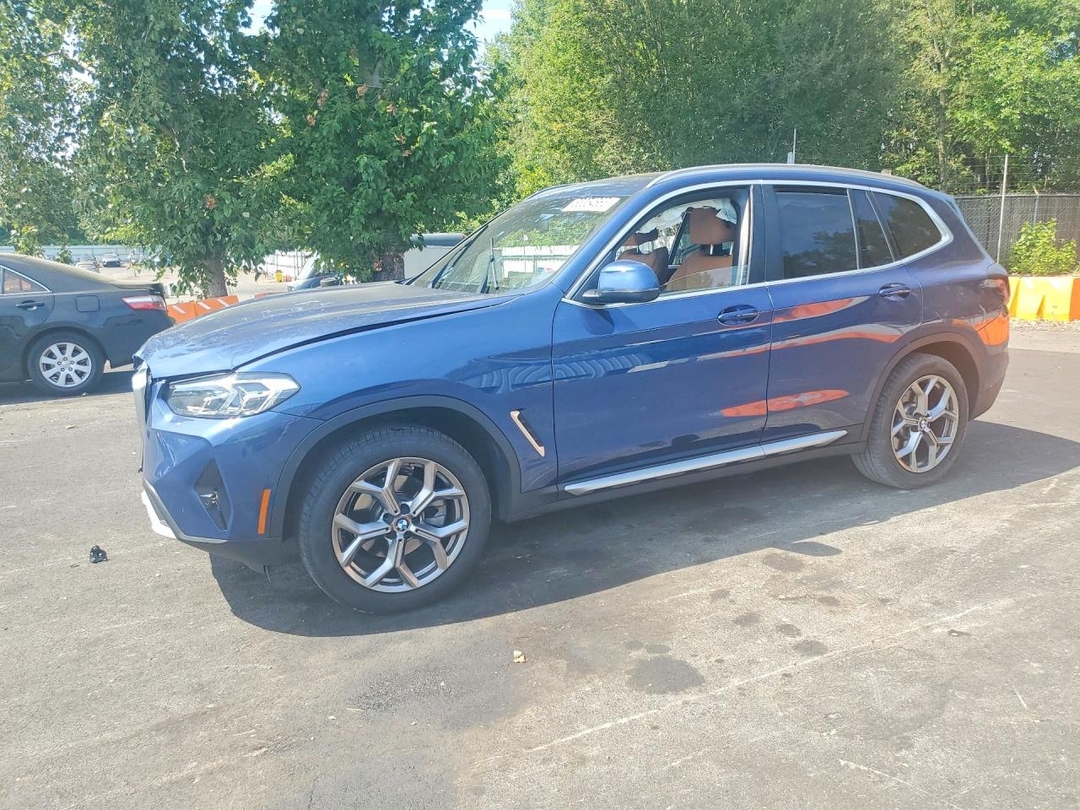 Vue de 2024 BMW X3 XDRIVE30I, angle 1
