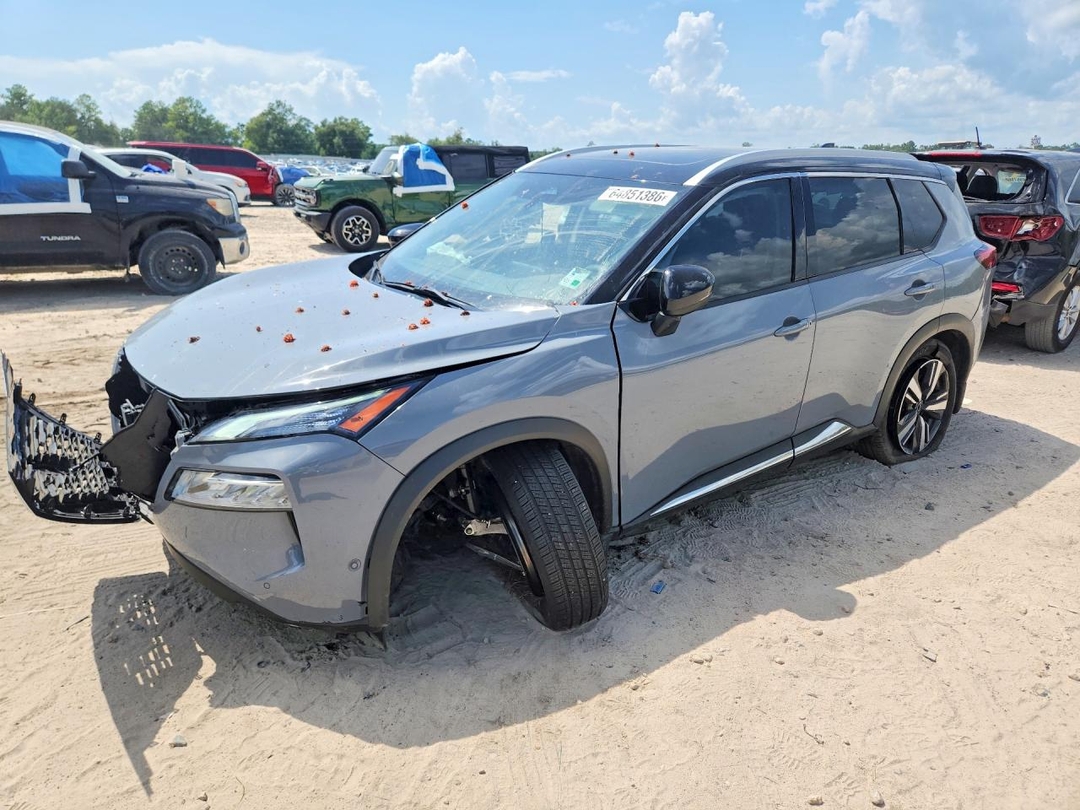 Vue de 2023 NISSAN ROGUE SL, angle 1