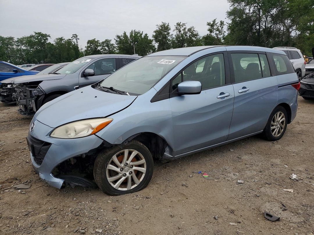 Vue de 2012 MAZDA 5, angle 1