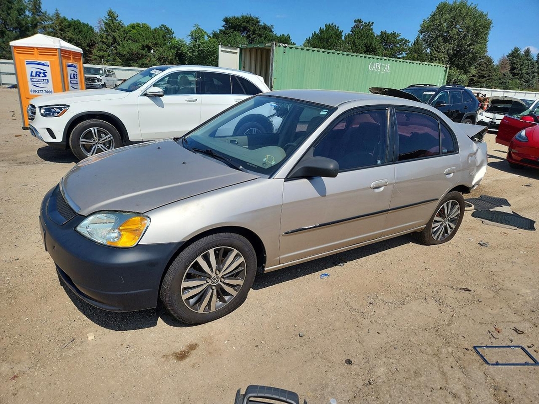 Vista de 2002 HONDA CIVIC LX, ángulo 1