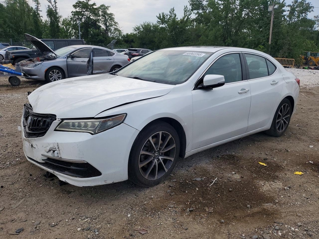منظر 2015 ACURA TLX TECH، زاوية 1