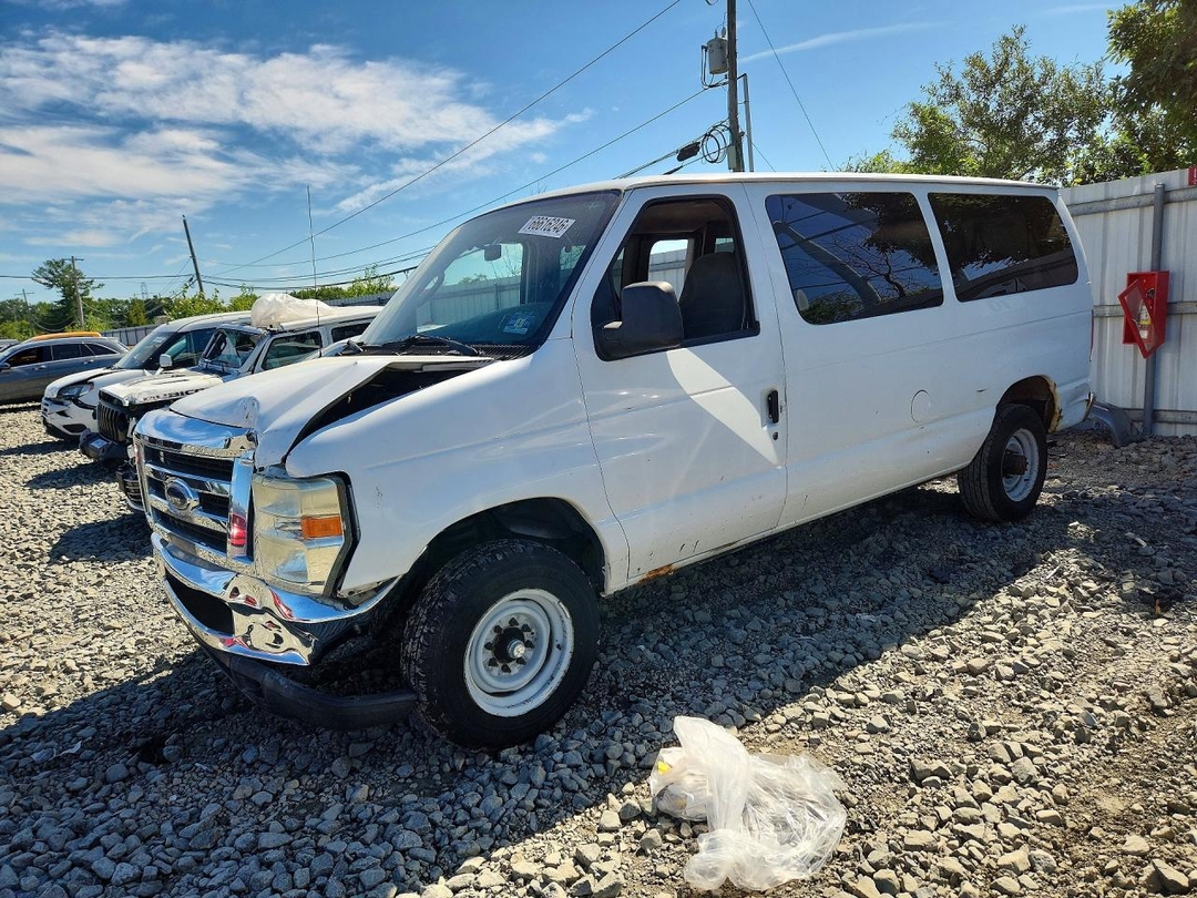 منظر 2008 FORD ECONOLINE E350 SUPER DUTY WAGON، زاوية 1