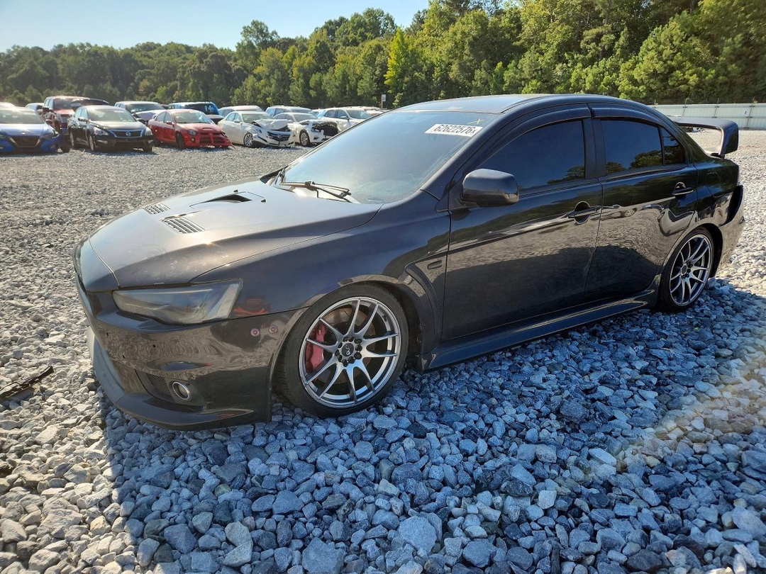 Вид 2012 MITSUBISHI LANCER EVOLUTION GSR, угол 1