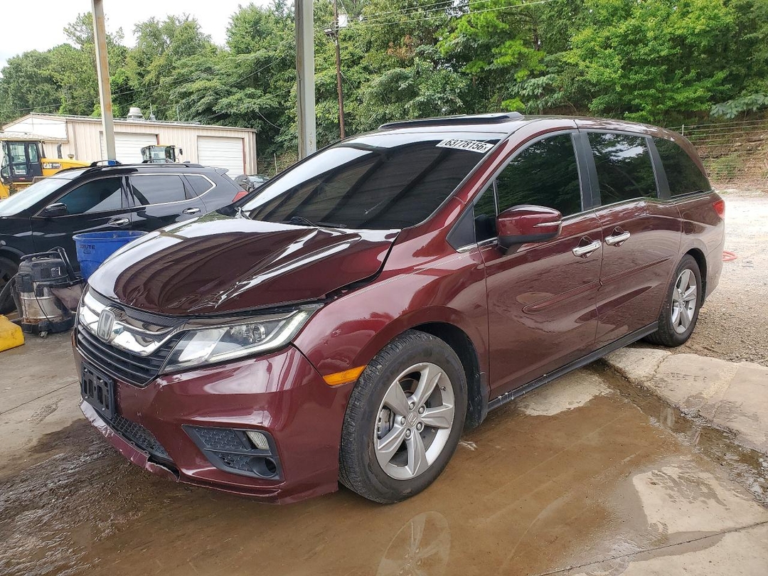Vista de 2018 HONDA ODYSSEY EXL, ángulo 1