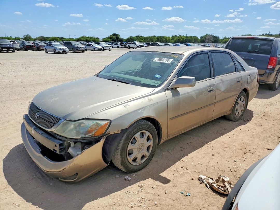 Vue de 2002 TOYOTA AVALON XL, angle 1