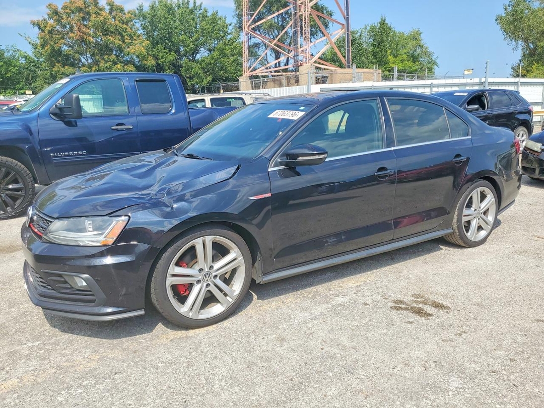 Vedere 2017 VOLKSWAGEN JETTA GLI, unghi 1