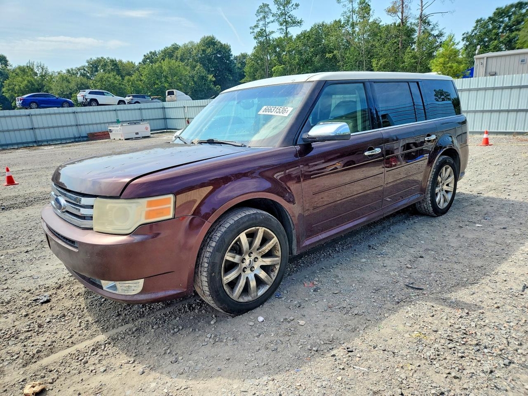 Vista de 2009 FORD FLEX LIMITED, ángulo 1