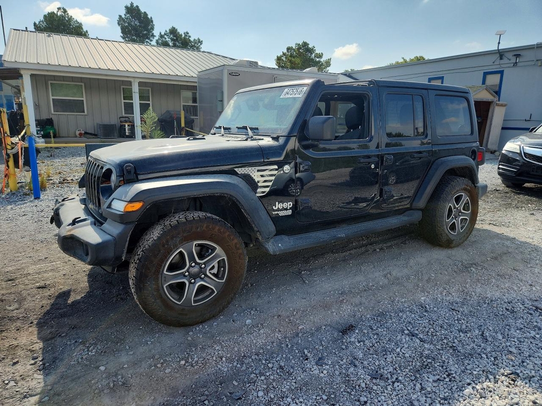 Vista de 2021 JEEP WRANGLER UNLIMITED SPORT, ángulo 1