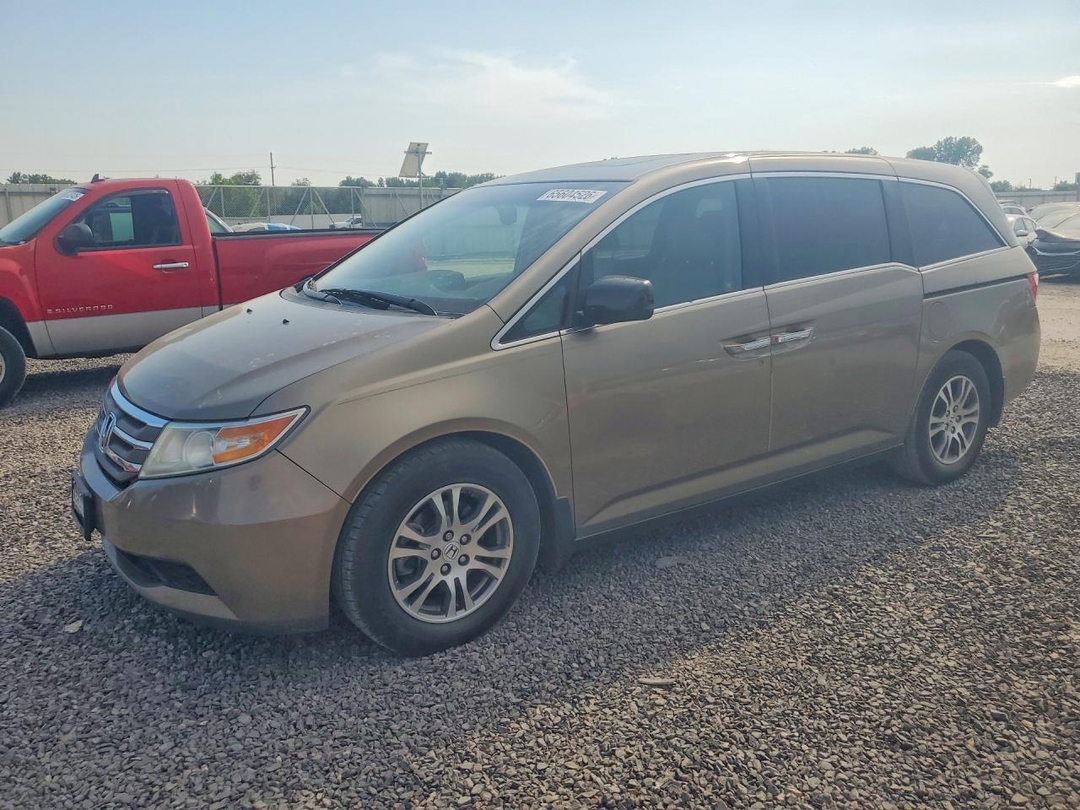 Вид 2012 HONDA ODYSSEY EXL, угол 1