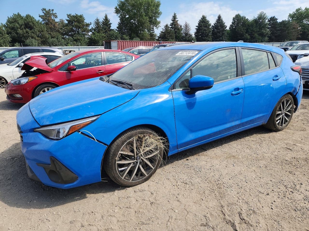 Вид 2025 SUBARU IMPREZA SPORT, угол 1