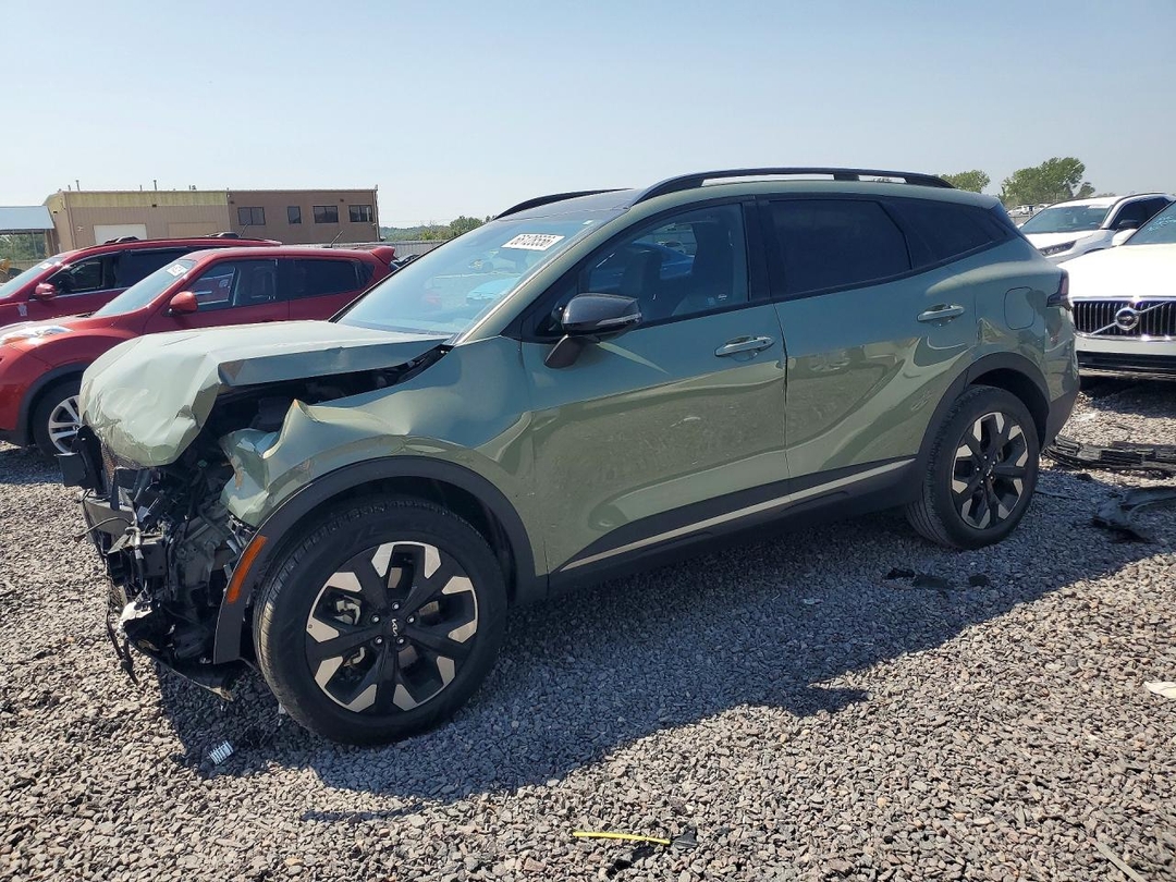 Vista de 2023 KIA SPORTAGE X LINE, ángulo 1