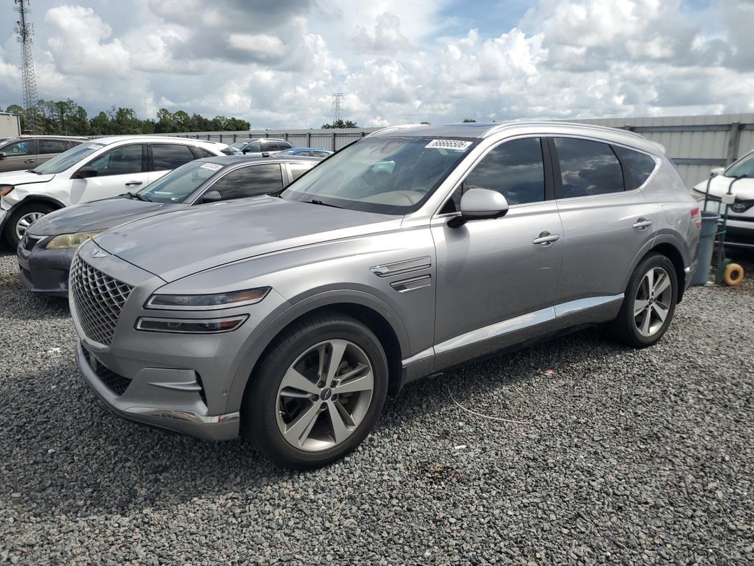 Vue de 2021 GENESIS GV80 2.5T, angle 1