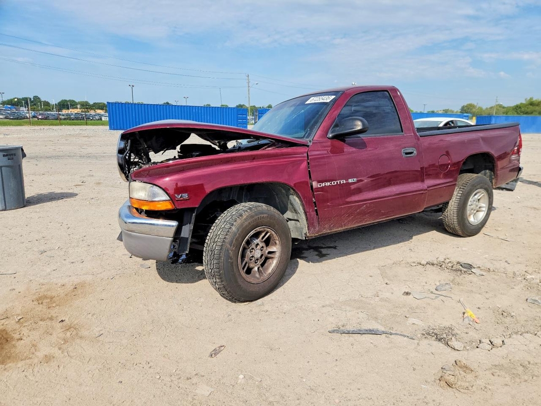 Вид 2000 DODGE DAKOTA, угол 1