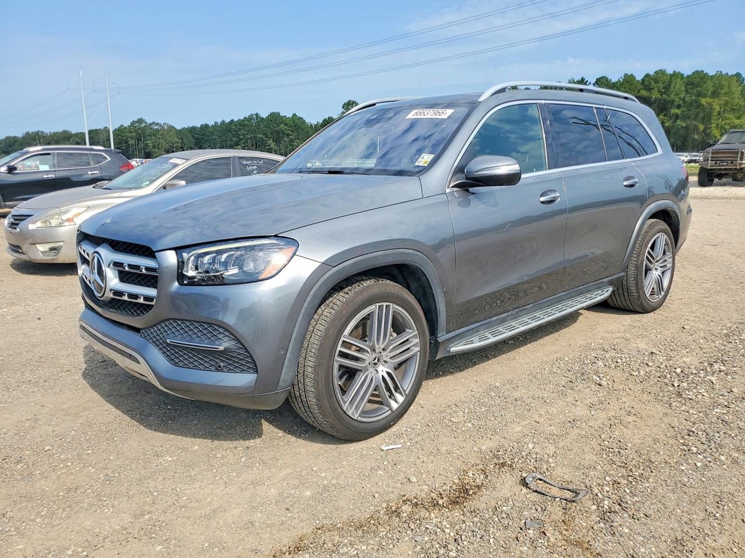 منظر 2021 MERCEDES-BENZ GLS 450 4MATIC، زاوية 1