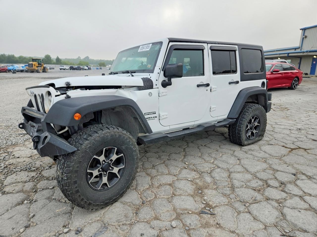 Vue de 2013 JEEP WRANGLER UNLIMITED SPORT, angle 1