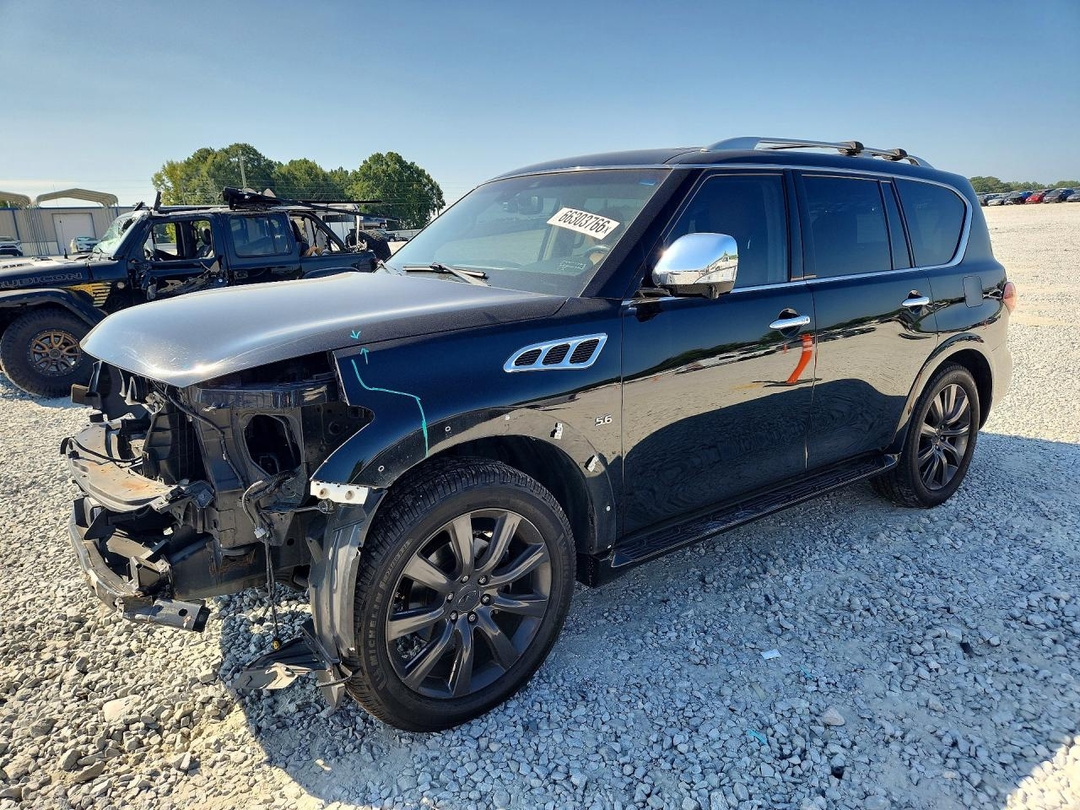 Vista de 2017 INFINITI QX80 SIGNATURE EDITION, ángulo 1