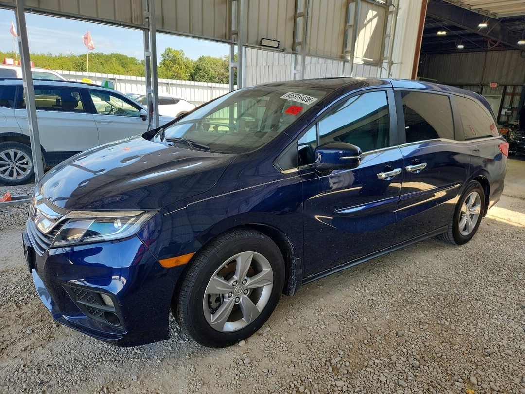 Vista de 2018 HONDA ODYSSEY EXL, ángulo 1