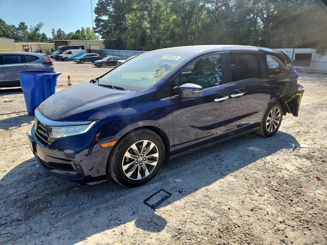 Вид 2024 HONDA ODYSSEY EXL, угол 1