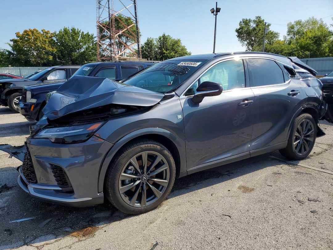 Vue de 2025 LEXUS RX 350H F SPORT DESIGN, angle 1