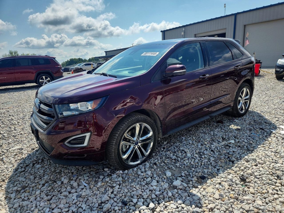 Vue de 2017 FORD EDGE SPORT, angle 1