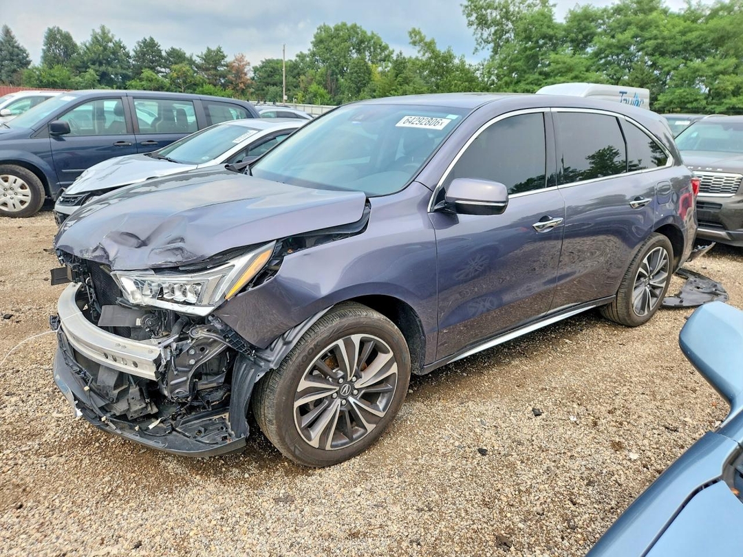 Vista de 2020 ACURA MDX TECHNOLOGY, ángulo 1