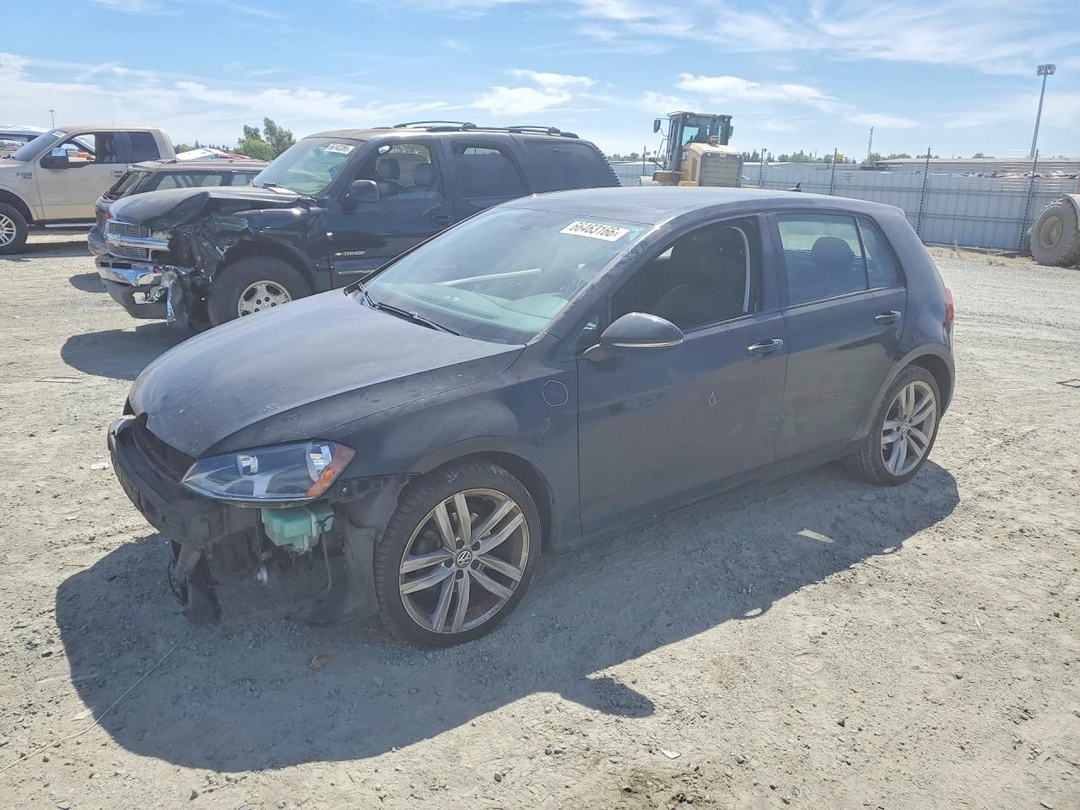 Vue de 2017 VOLKSWAGEN GOLF S, angle 1