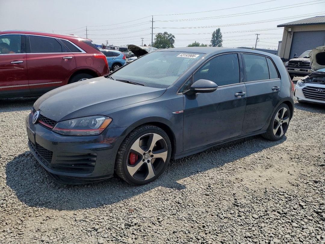 منظر 2016 VOLKSWAGEN GTI S/SE، زاوية 1