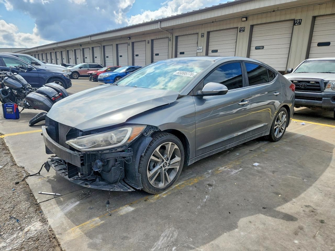منظر 2017 HYUNDAI ELANTRA LIMITED، زاوية 1