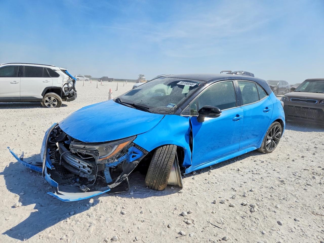Вид 2022 TOYOTA COROLLA XSE, угол 1