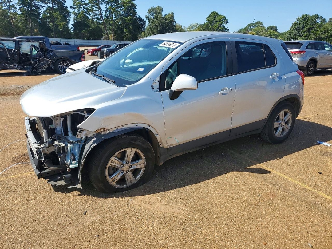 Vista de 2020 CHEVROLET TRAX LS, ángulo 1