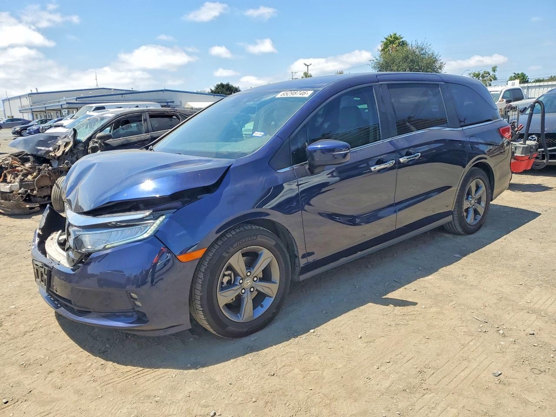 Vedere 2021 HONDA ODYSSEY EX, unghi 1