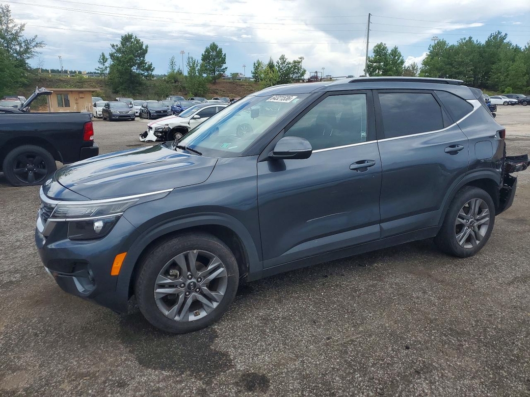 Vue de 2021 KIA SELTOS S, angle 1