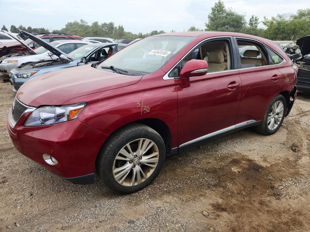 Vista de 2010 LEXUS RX 450H, ángulo 1