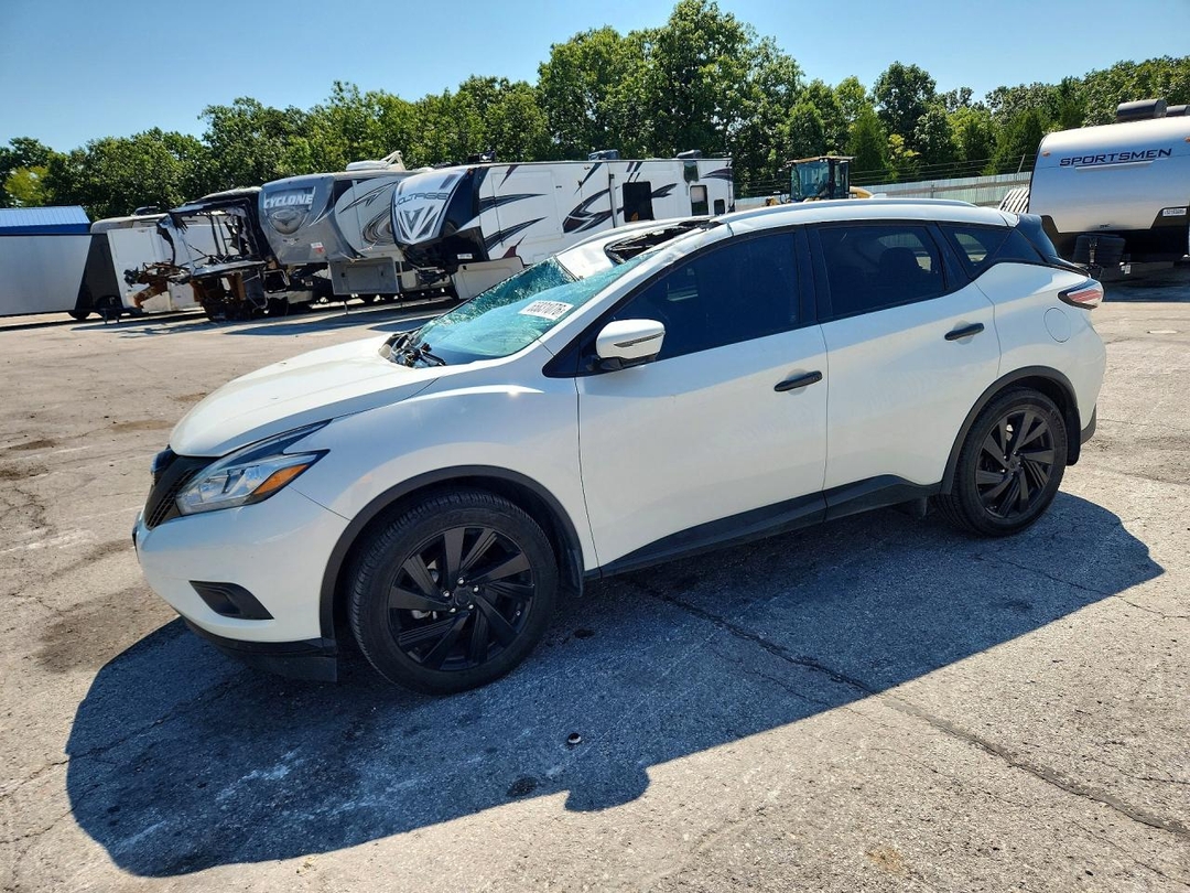Vue de 2018 NISSAN MURANO PLATINUM, angle 1