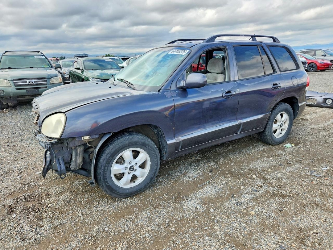 Вид 2005 HYUNDAI SANTA FE GLS, угол 1