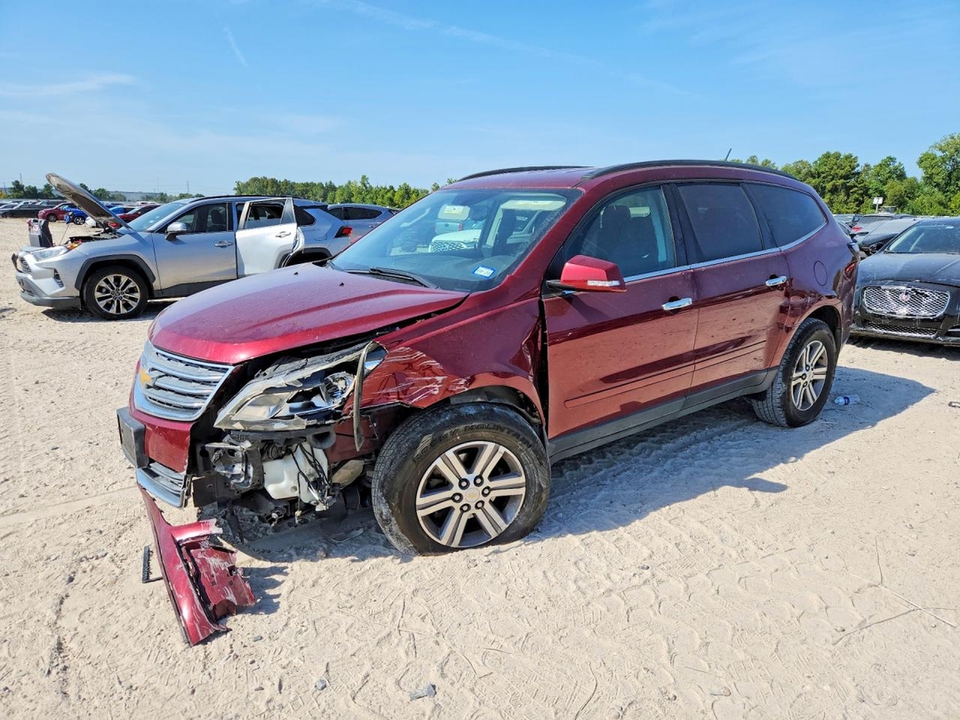 Vue de 2015 CHEVROLET TRAVERSE LT, angle 1