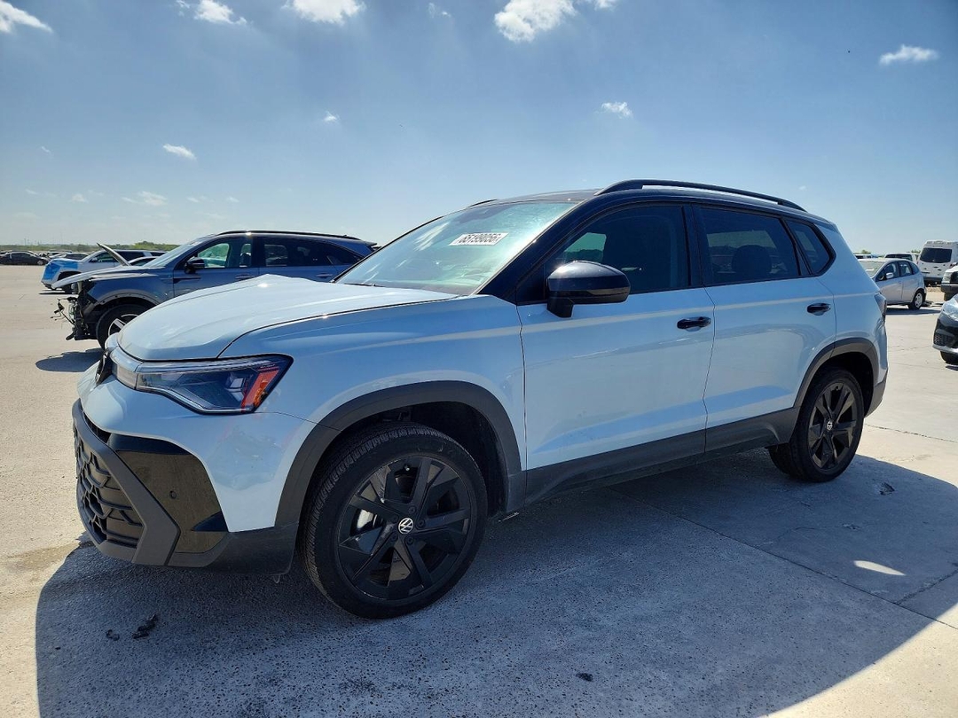 Vedere 2025 VOLKSWAGEN TAOS SE BLACK, unghi 1