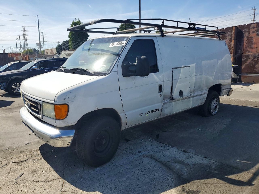 Вид 2006 FORD E350 DELIVERY VAN, угол 1