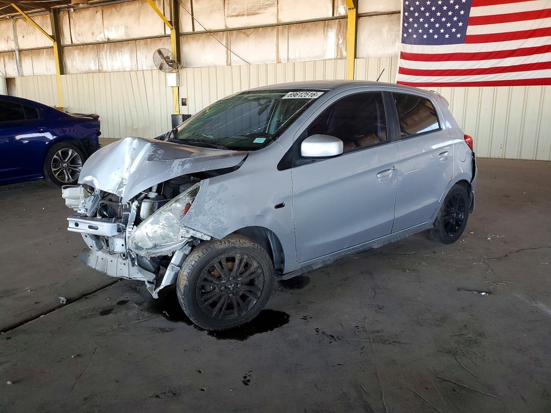 منظر 2017 MITSUBISHI MIRAGE ES، زاوية 1