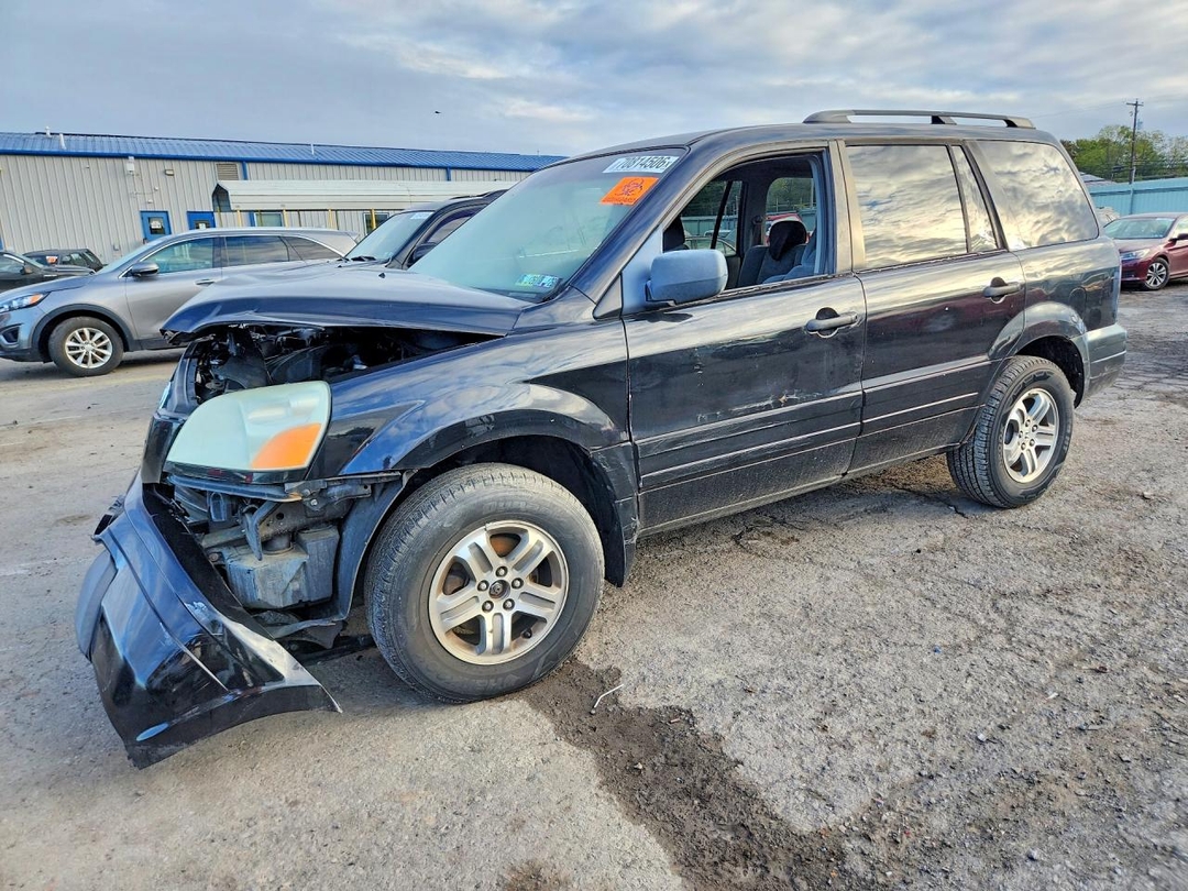 Вид 2005 HONDA PILOT EX, угол 1