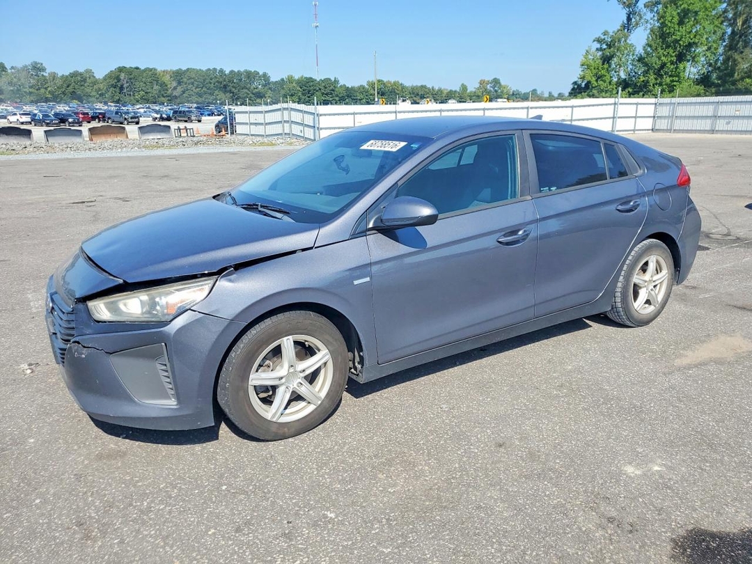 Vue de 2019 HYUNDAI IONIQ BLUE, angle 1