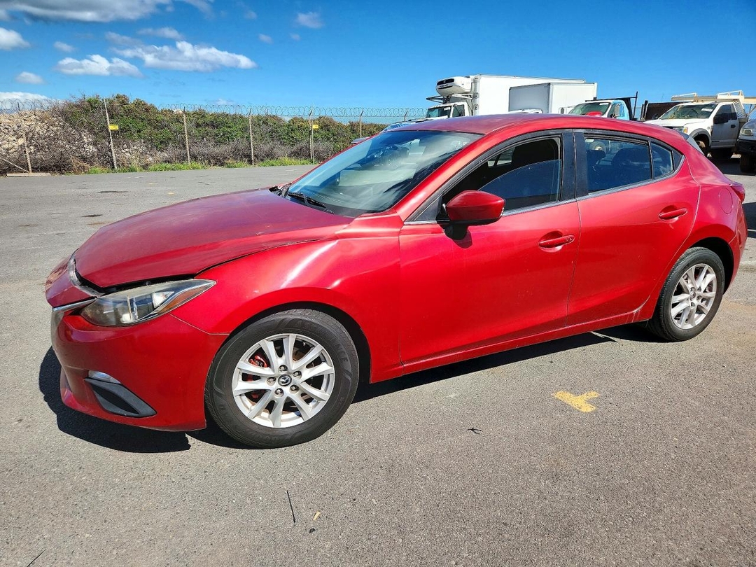 Вид 2014 MAZDA 3 TOURING, угол 1